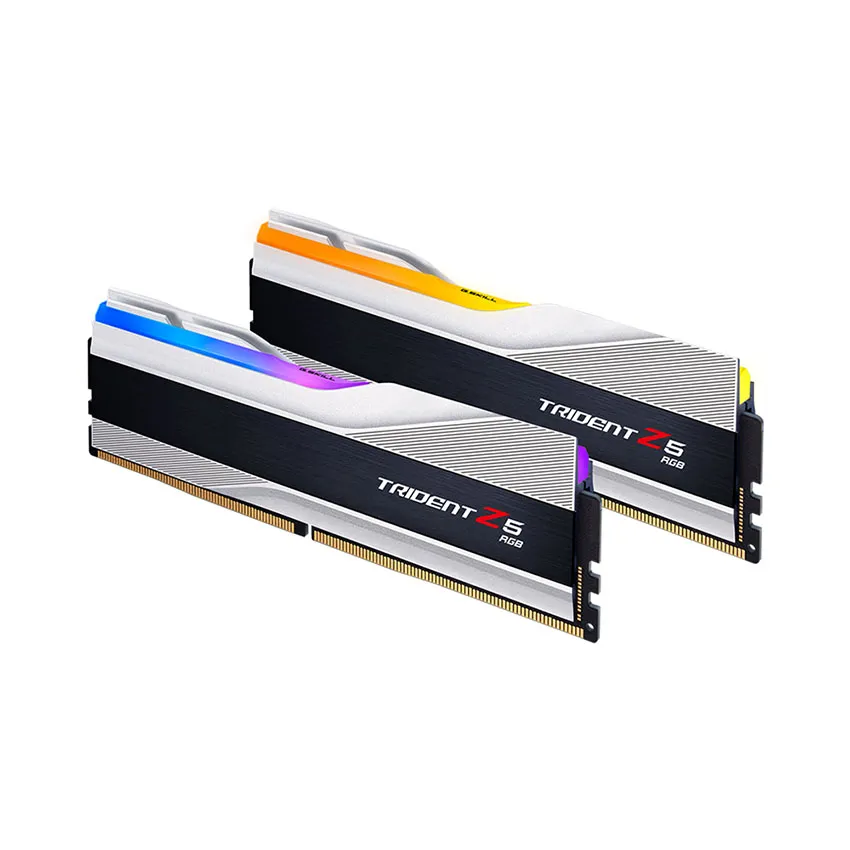 Ram Desktop Gskill TRIDENT Z5 RGB Silver (F5-7200J3445G16GX2-TZ5RS) 32GB (2x16GB) DDR5 7200Mhz